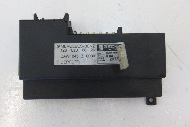 Mercedes Benz Becker 1268200826 Rare Anti Theft Alarm W124 W126 W201 Relay AMG D