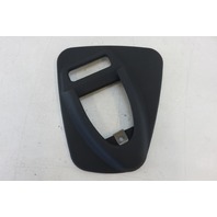 Mercedes W463 G63 G550 trim, seat belt cover, center rear, black 4638680056