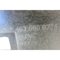 Mercedes W463 G63 G550 trim, interior quarter panel, left, black 4636900726