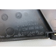 Mercedes R230 SL55 SL500  trim, center console side right, 2306801039 alpaca gray
