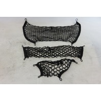 Mercedes R230 SL55 SL500 cargo net set, (3) trunk nets