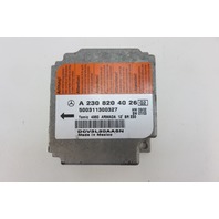 Mercedes R230 SL55 SL500 module, impact crash sensor srs 2308204026