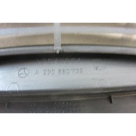 Mercedes R230 SL55 SL500 AC vent, center dash, upper, black 23068001139