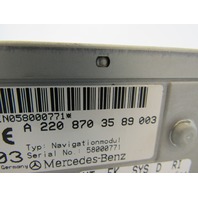Mercedes R230 SL55 SL500 DVD drive, navigation player 2208703589