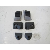 Mercedes R230 SL55 SL500 trunk lid bump stops, pads set, alpaca gray