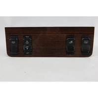 85 Mercedes W123 300CD Coupe center console wood trim switch panel switches