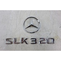 Mercedes R170 SLK230 SLK320 emblem set, for trunk