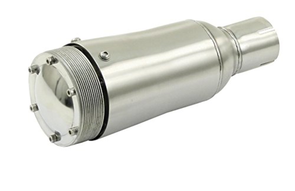 EMPI 3736 Spark Arrestor 10" STAINLESS Muffler W/o Mount 4 Disc VW