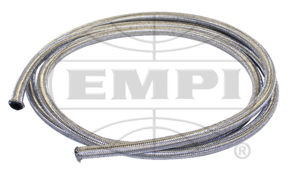 VW BUG AIR COOLED, 25' Length BRAIDED STAINLESS STEEL INTAKE/FUEL LINE
