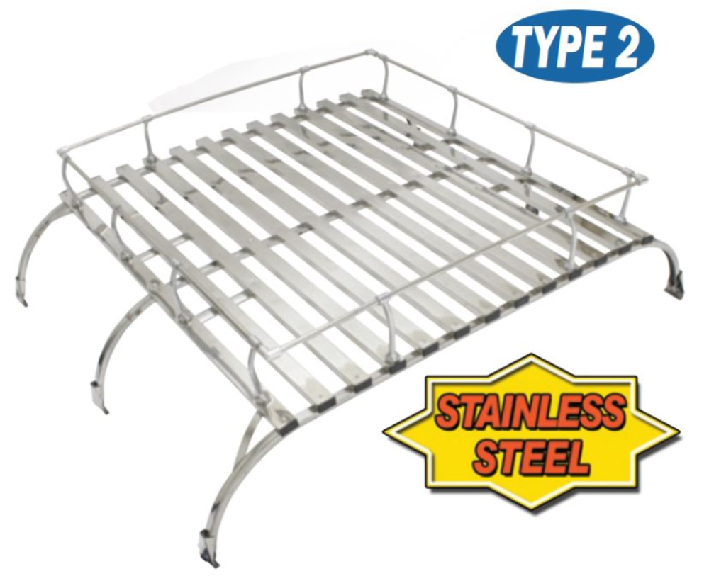 VW Bus Westfalia S. Steel Roof Rack, Classic Knock Down Style Type 2