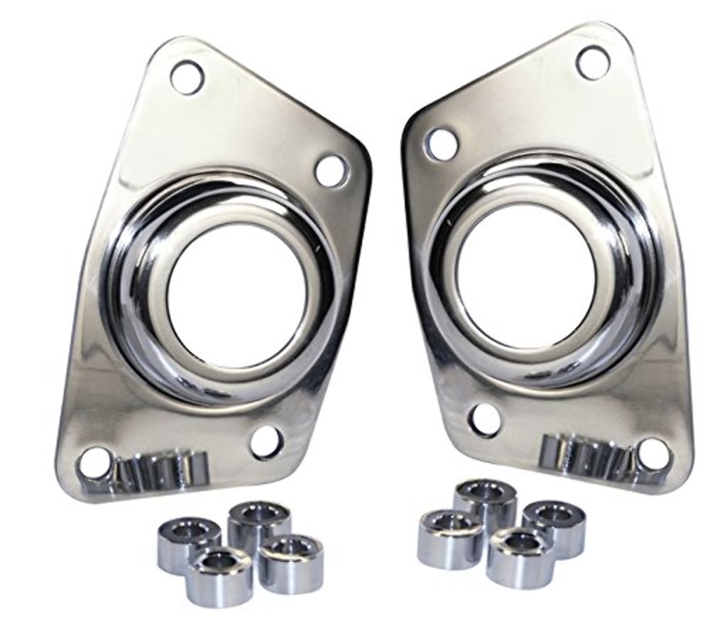 EMPI 172697 Stainless Steel IRS Torsion End Plate Caps Pair VW dune