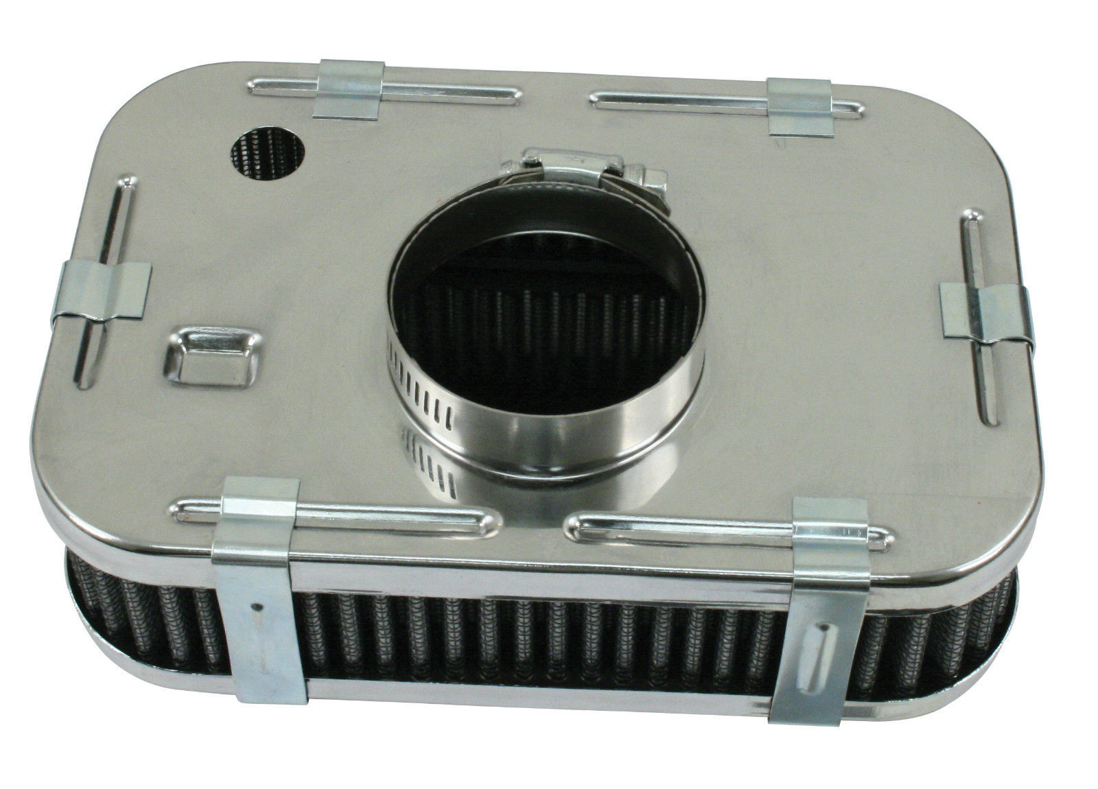 EMPI VW BUG BUGGY CHROME AIR CLEANER 2" TALL For Stock VW Carb 172823