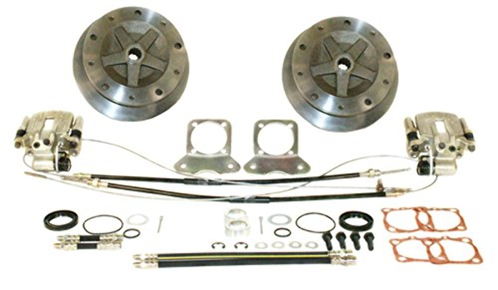 WIDE REAR DISC BRAKE KIT, dune buggy vw baja bug Pirate Mfg