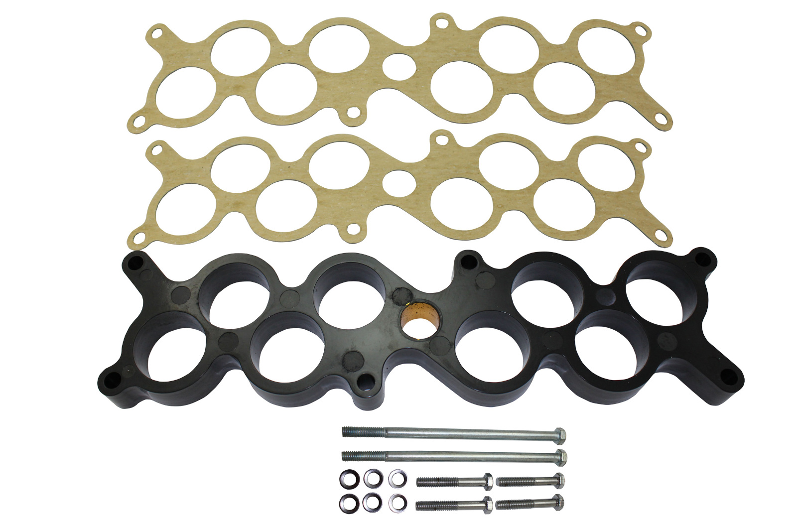 1" Phenolic Intake Manifold Heat Spacer Kit, Fits Ford Mustang 5.0 GT