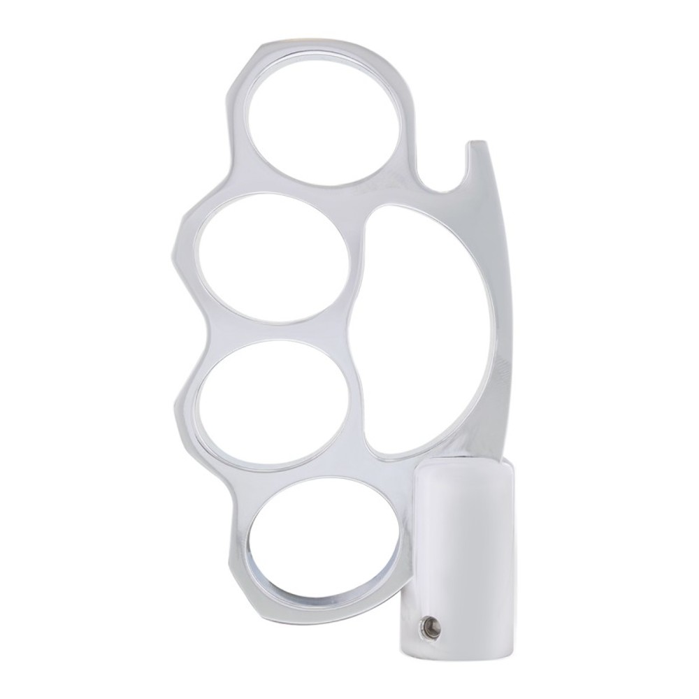 Chrome Knuckle Shift Knob, Universal Fit Hot Rat Street Rod Muscle