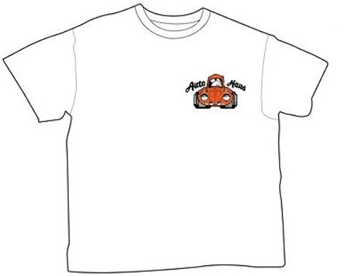Empi T-Shirt VW Bug American Classic Logo 100/% Cotton Orange Large 15-4025