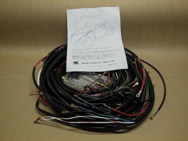 1971 VW Volkswagen Super Beetle COMPLETE Wiring Works Wire Harness Kit