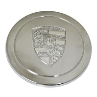 00-9718-0 Chrome Stainless Steel Cap, EMPI Logo, For EMP 911 Alloys & Gasser Wheels, Each 00-9718-0 Chrome Stainless Steel Cap, EMPI Logo, For EMP 911 Alloys & Gasser Wheels, Each