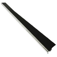 Black Satin Polished Edge Billet Look Running Board, Pair - VW Bug Beetle Type 1 Black Satin Polished Edge Billet Look Running Board, Pair - VW Bug Beetle Type 1