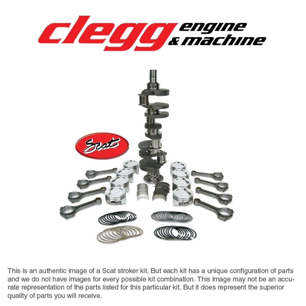 CHEVY 383 BAL. SCAT STROKER KIT, 2PC RS, IBeam Rods