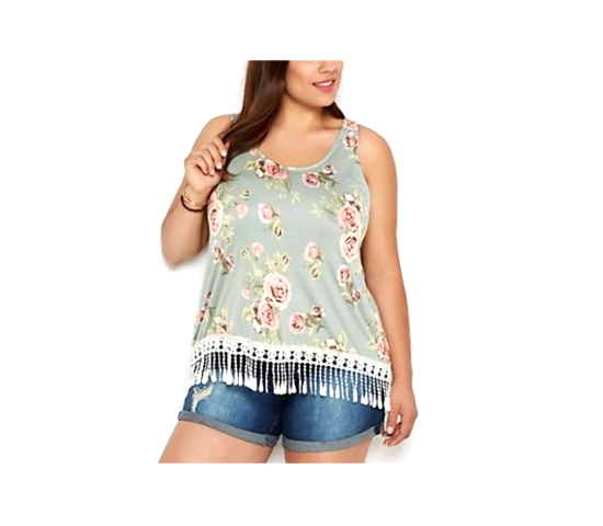 3 rue 21 plus size womens tank tops cami sleeveless summer floral rule 21 plus size