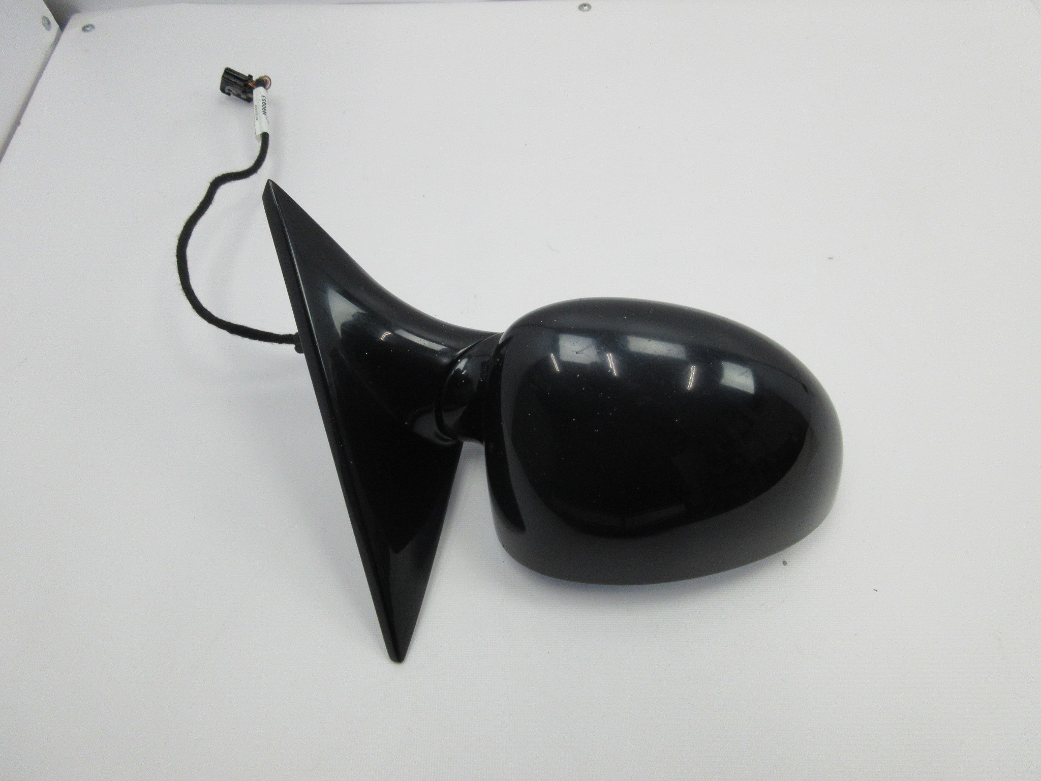 Glossy Black M3-Style Side Mirrors For 1999-2004 BMW E46 Sedan - LED Smoke