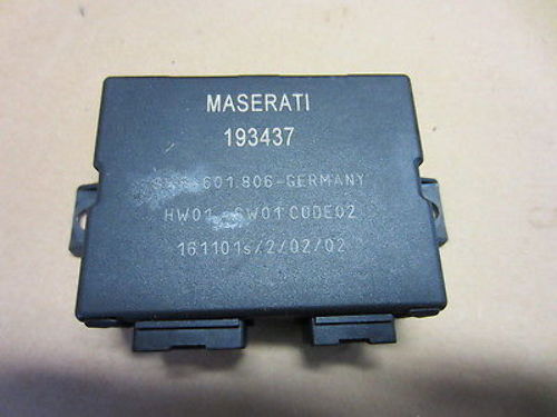 2002 Maserati M138 Coupe 4200GT Parking Sensor Control Unit, Computer 193437