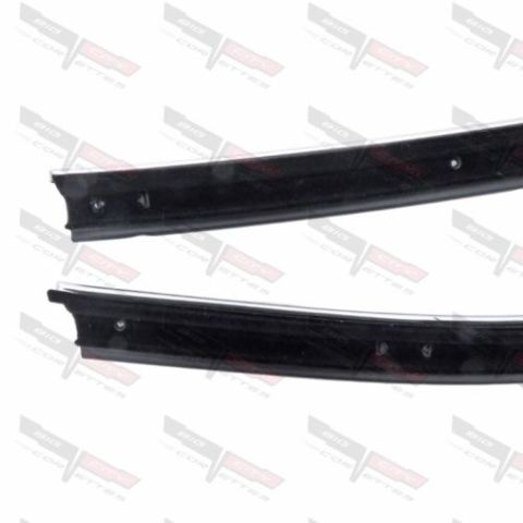 Outer Door Window Felt Sweep Belt Seal Pair Set for 69-75 Corvette Convertible