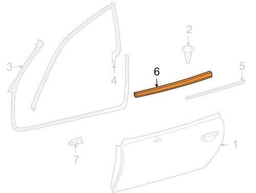 BMW Replacement Belt Moulding New