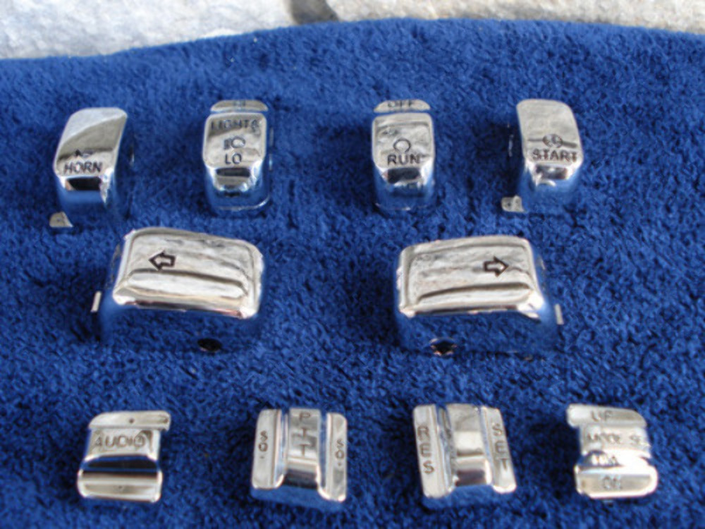 Chrome Switch Cap Kit For Harley Touring – Electra Glide, Street Glide, Road Glide 1996-2013 – KCINT