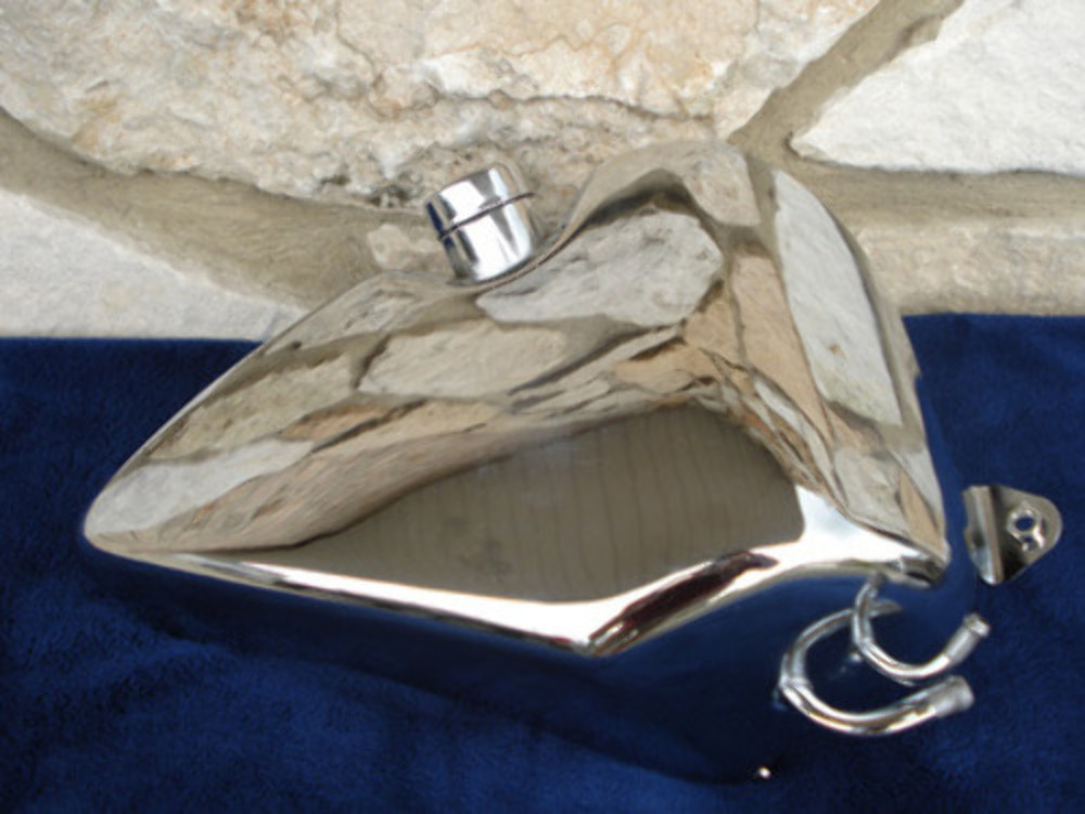 CHROME PLATED QUALITY OIL TANK FOR HARLEY SPORTSTER 198393 REPL OE