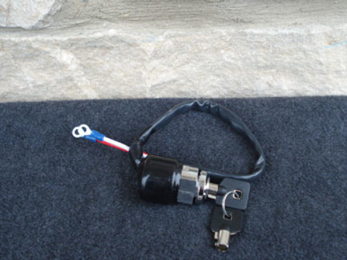 CUSTOM 2 POSITION ROUND KEY IGNITION SWITCH FOR HARLEY DYNA