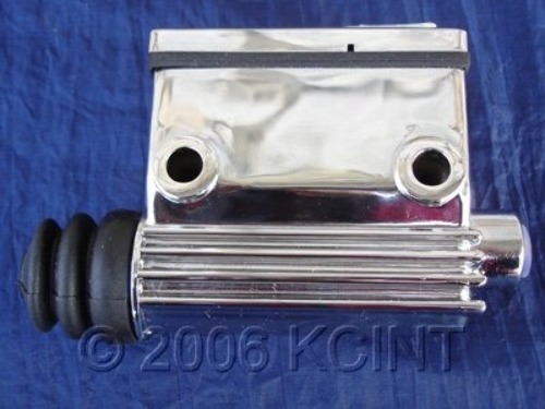 Rear Brake Master Cylinder For Harley 1958-79 Shovelhead – Wagner Lockheed Style Chrome