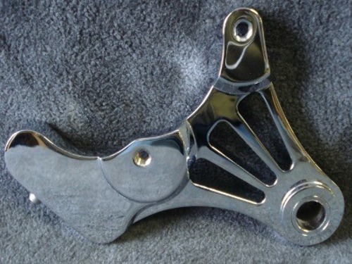87-99 Rear Chrome BRAKE Bracket For Harley Brake Chopper Evo