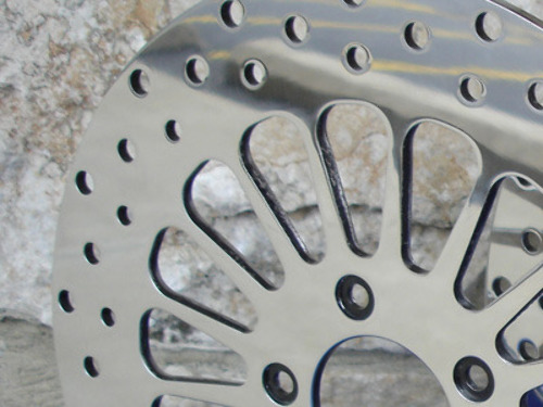 11.5 DNA POLISHED SUPER SPOKE FRONT BRAKE ROTOR PARTS FOR HARLEY 2000 /& UP