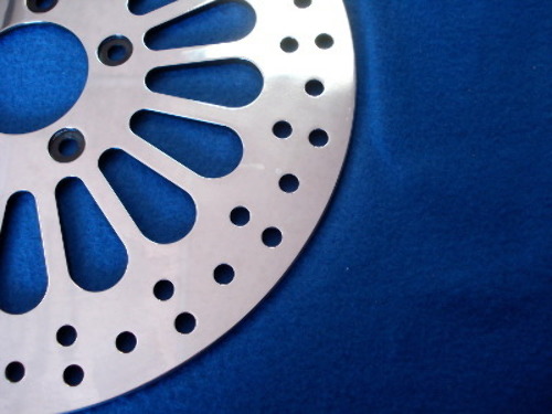 11.5 DNA POLISHED SUPER SPOKE FRONT BRAKE ROTOR PARTS FOR HARLEY 2000 /& UP