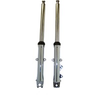 CHROME STOCK  41MM FRONT FORK SLIDERS HARLEY FLST HERITAGE FAT BOY 1986-99