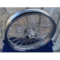 21" x 3.25 60 SPOKE FRONT TUBELESS CUSTOM WHEEL HARLEY FXST & DYNA FXDWG 00-05