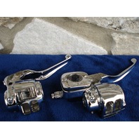 CHROME HANDLEBAR CONTROLS DOT 5 96 UP FOR HARLEY SOFTAIL FATBOY SPORTSTER