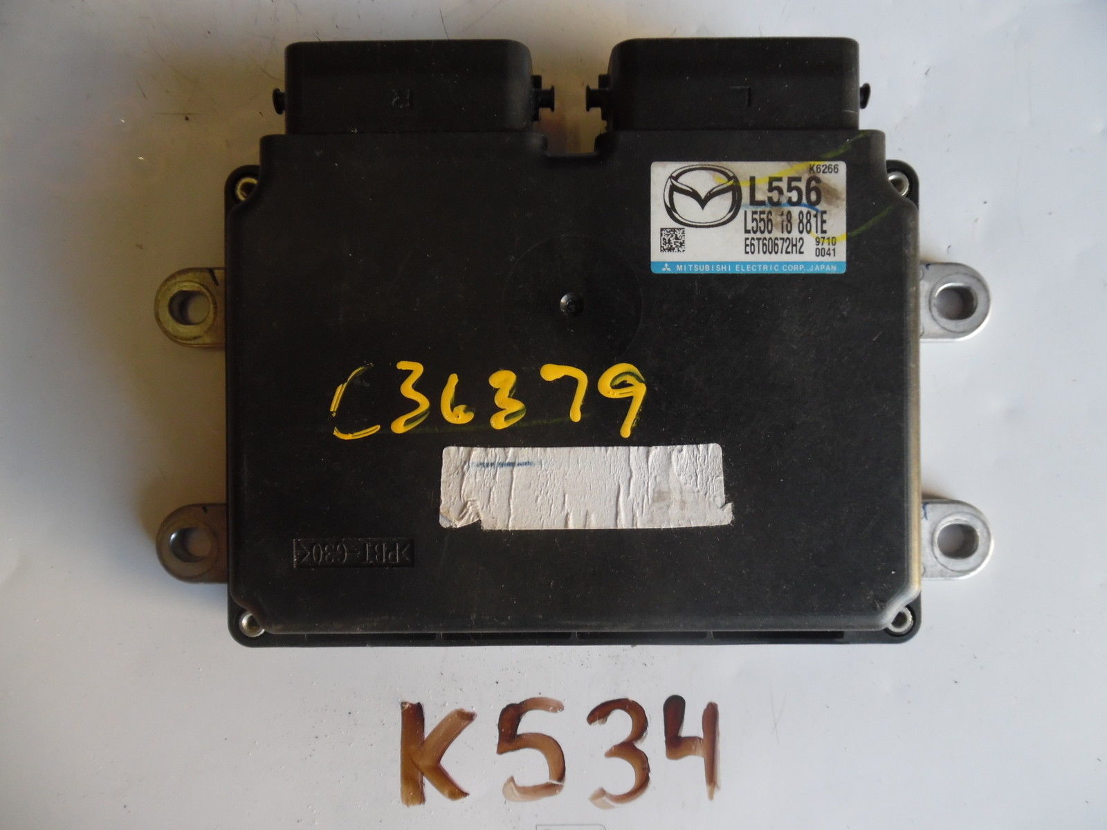 2010 10 MAZDA CX-7 2.5L FWD COMPUTER ENGINE CONTROL ECU ECM EBX  MODULE K534