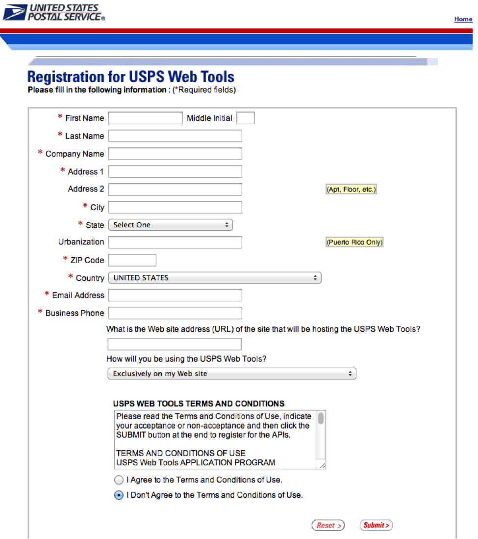 usps com webtools